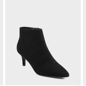Aerosoles Black Epigram Heeled Booties